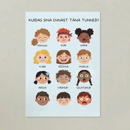 Emotsioonide plakat (A3 ja A2)